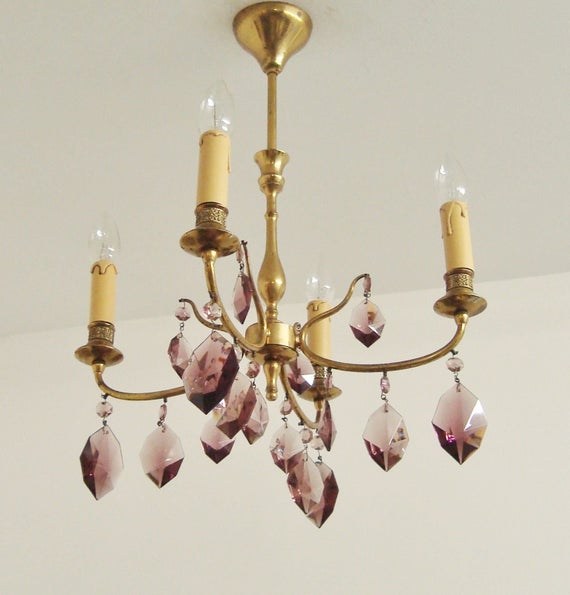 Shabby chic chandelier Vintage chandelier French country | Et