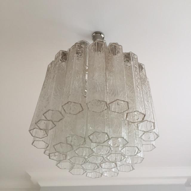 Vintage Italian Hexagonal Murano Glass Chandelier – Mod de Lus