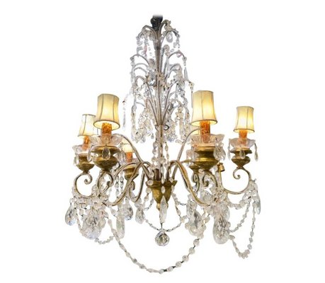 Vintage Italian Chandeliers, Set of 2 for sale at Pamo