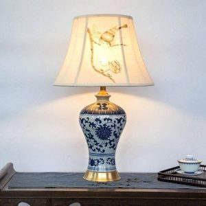 Asian Table Lamp Vintage Bedroom Living Room Wedding Table Lamp .