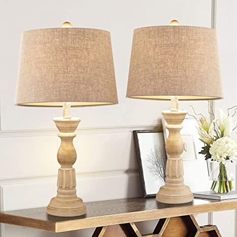 Oneach Table Lamps Set of 2 for Living Room Bedside Desk Lamps .