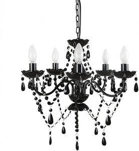 Amazon.com: Tadpoles Vintage-Style Chandelier, Crystal Chandelier .