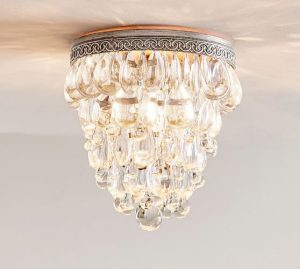 Clarissa Crystal Flush Mount | Pottery Ba