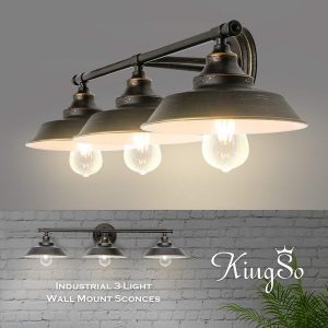 3 Light Wall Mount Sconces Industrial Vintage Iron Ceiling .