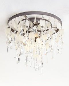 Crystorama Mini Chandelier Flush-Mount Light Fixture | Flush mount .