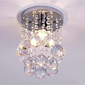 Amazon.com: Mini Modern Crystal Chandeliers Flush Mount Rain Drop .