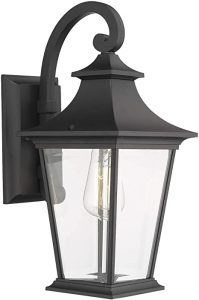 Emliviar Outdoor Wall Lantern, 1-Light Exterior Wall Mount Light .