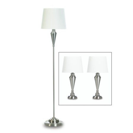 Floor Lamps Contemporary, Metal Desk And Floor Lamp Sets Of 3 For .
