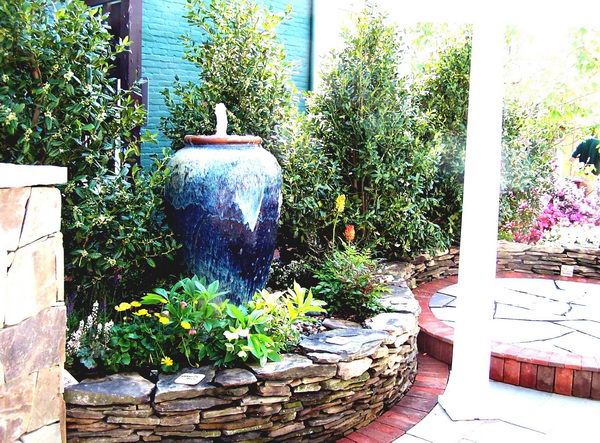 40 Great Water Fountain Designs For Home Landscape - Hati