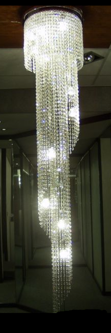 Crystal Waterfall Chandelier | Cottage Indust