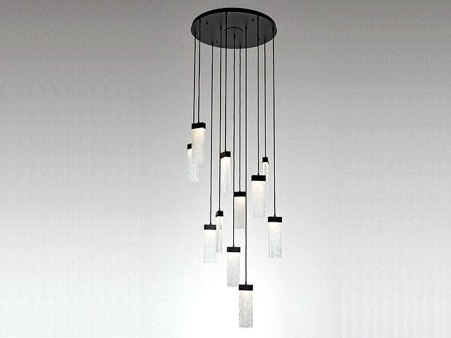 Round Waterfall Chandelier | Artisan Crafted Ho
