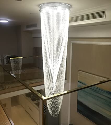 7PM W40" X H118" Modern Contemporary Large Luxury Waterfall .