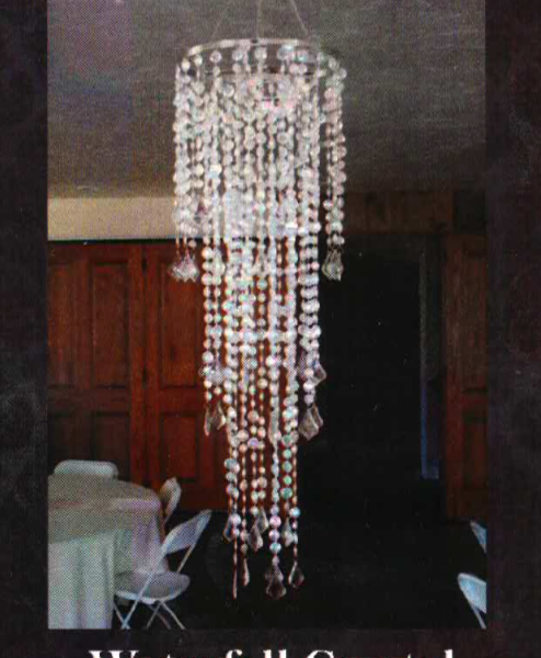 Waterfall Crystal Chandelier – Castle Manor – Cache Valley's .
