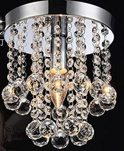 Mordern Crystal Hanging Pendant Light-LITFAD 7.87" Crystal .