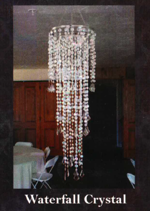 Waterfall Crystal Chandelier – Castle Manor – Cache Valley's .