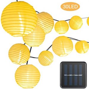 Solar String Lights Outdoor Lanterns, ONEVER Fairy Lights 30 LED .