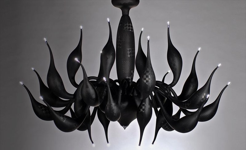 Weird Looking Chandelier Made of Carbon Fiber – TechnoLUgy - The .