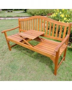 Discover Deals on Breakwater Bay Leone Wooden Garden Bench .