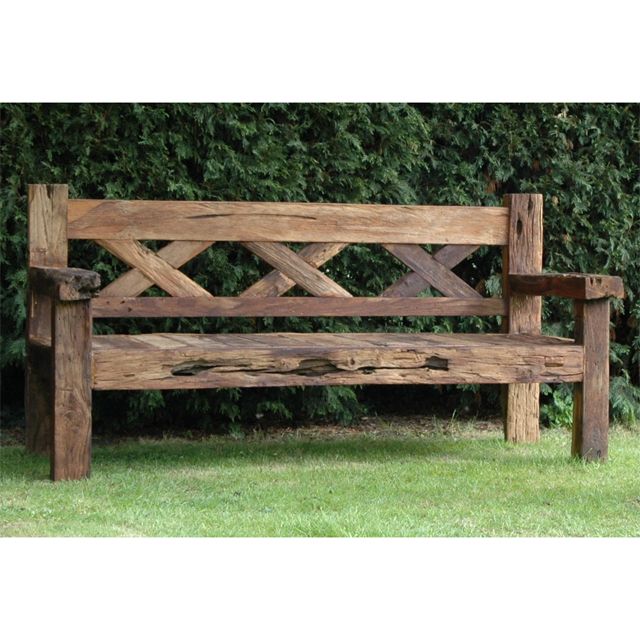 ➤Rustic Outdoor Bench 8 Outdoor Benches by www .