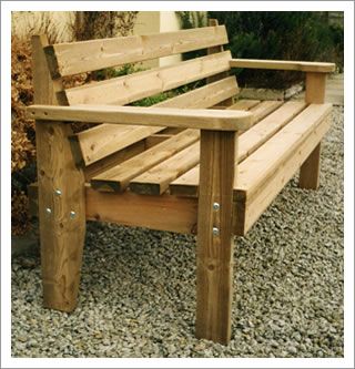 garden wooden benches - Google Search (com imagens) | Projetos com .