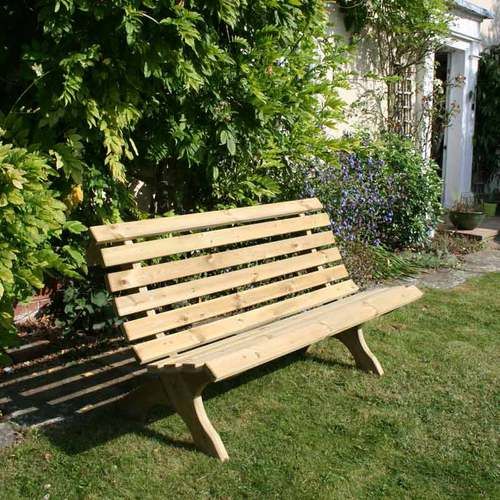 Lilly 3 Seat Outdoor Wooden Garden Bench | Garden seating, Garden .