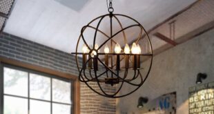 Metal Ball Candle Chandeliers