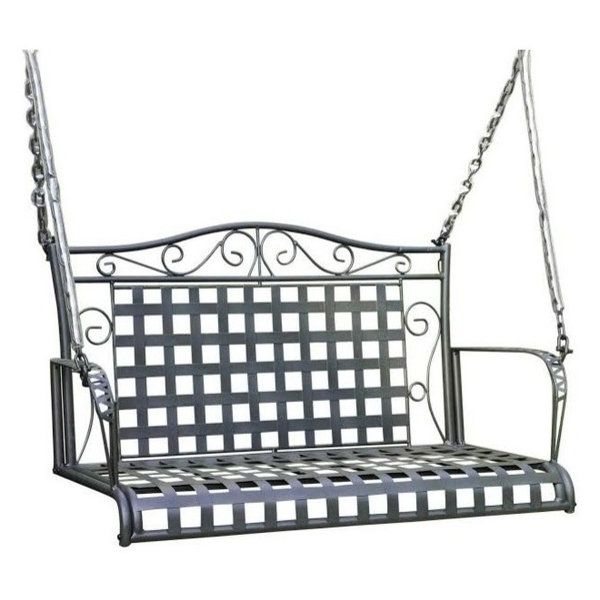 Antique Black Iron Outdoor Swings – A Charming Addition to Your Outdoor Space