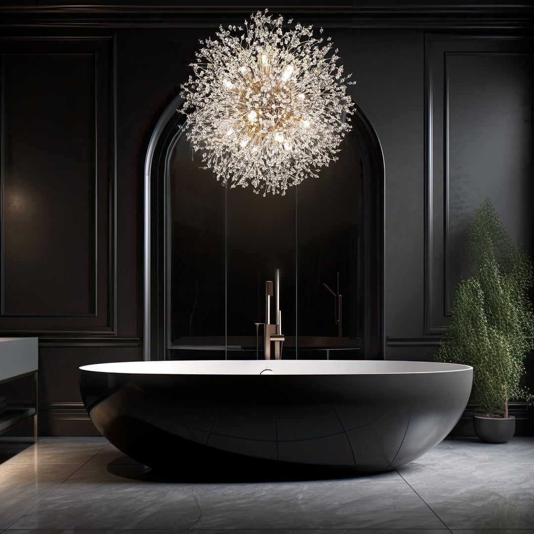 Bathroom Chandelier Lighting adding Luxury to Your Space