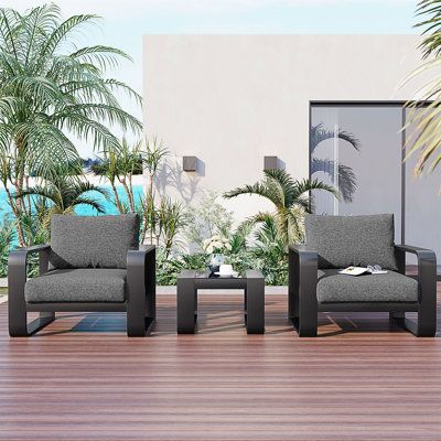 Black Outdoor Durable Steel Frame Patio – The Perfect Solution for Your Outdoor Space