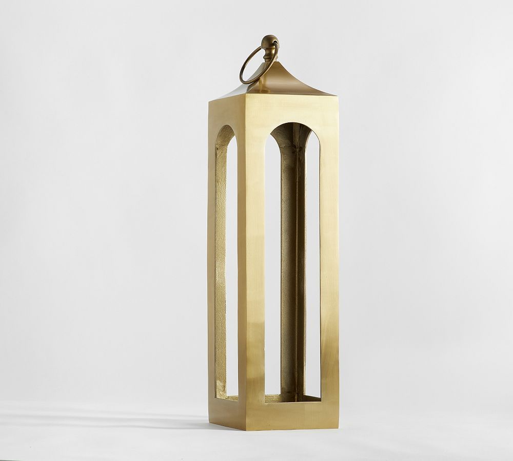 Brass Outdoor Lanterns Illuminate Outdoor Spaces