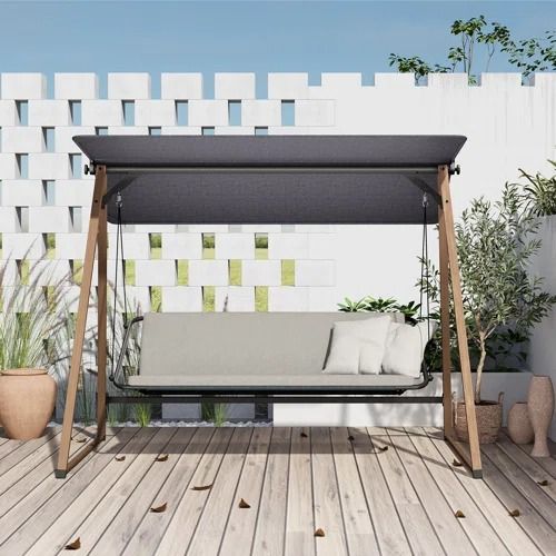 Canopy Patio Porch Swings: A Relaxing Addition to Your Outdoor Space