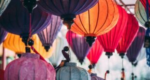 Colorful Outdoor Lanterns