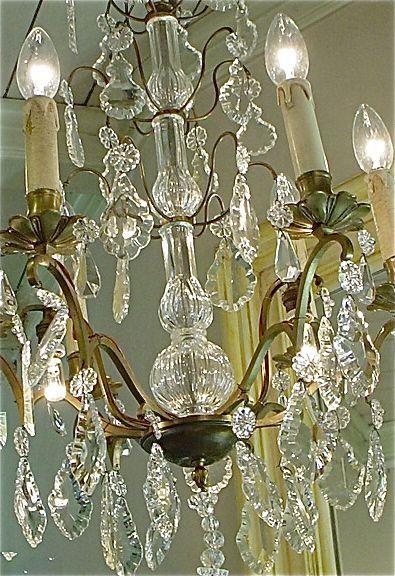 French Antique Chandeliers Exude Elegance and Charm