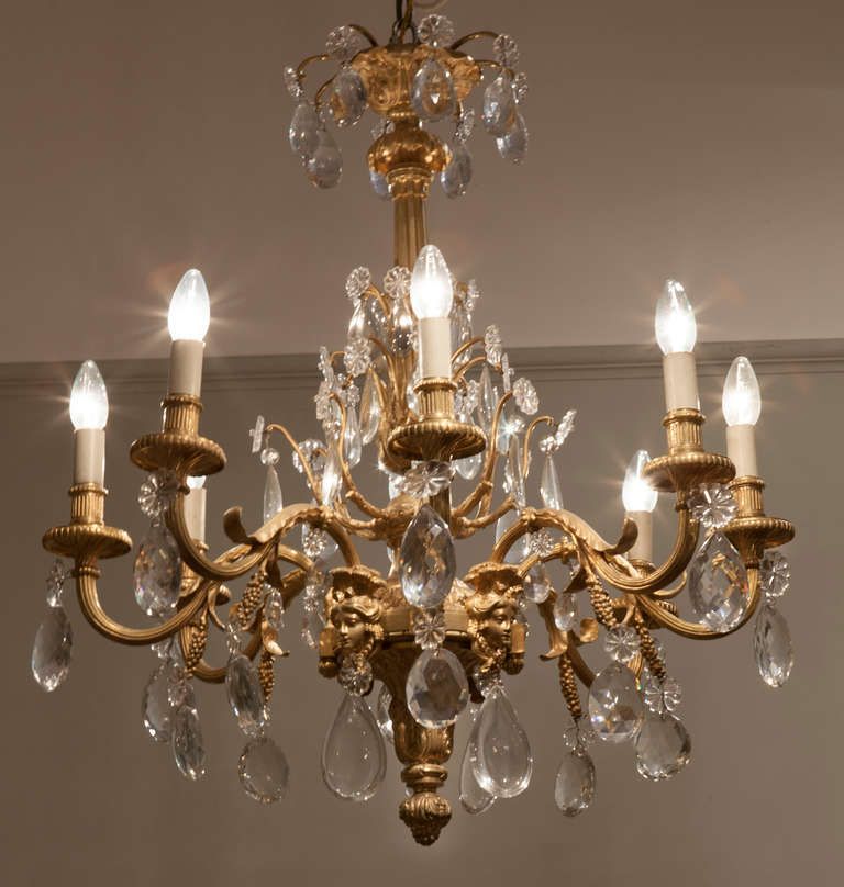 French Glass Chandelier Elevates Elegance and Style