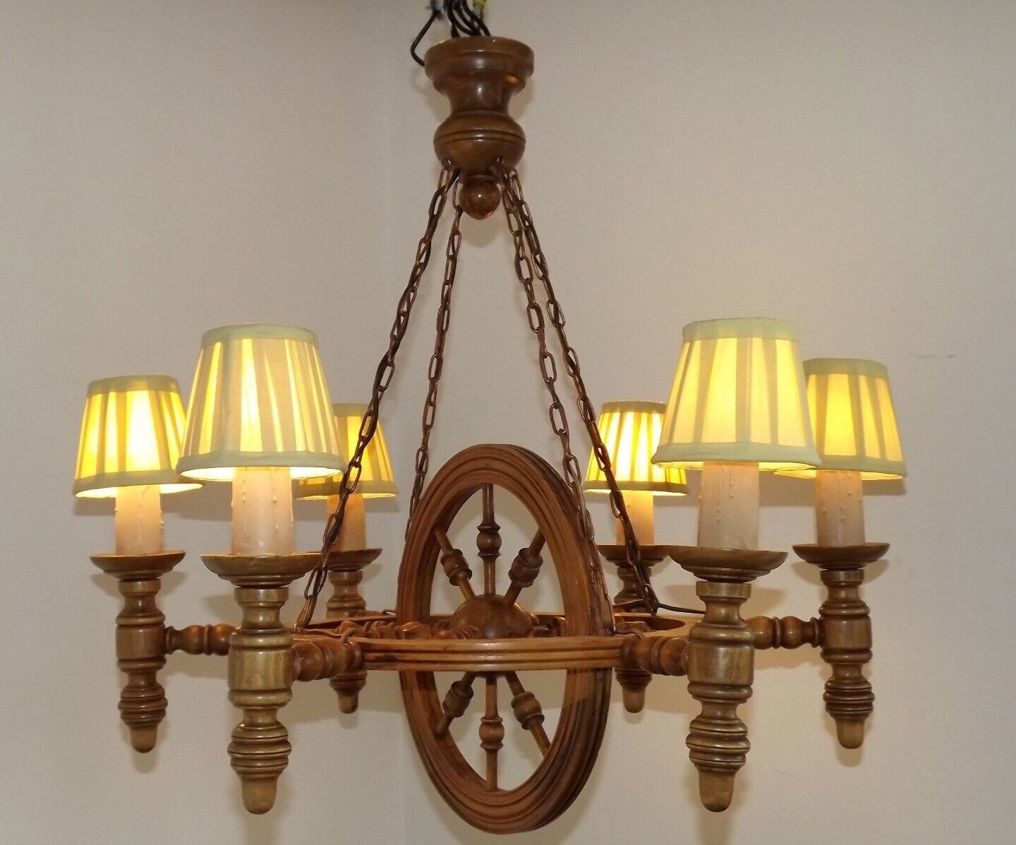 French Wooden Chandelier Adds Elegance to Any Room