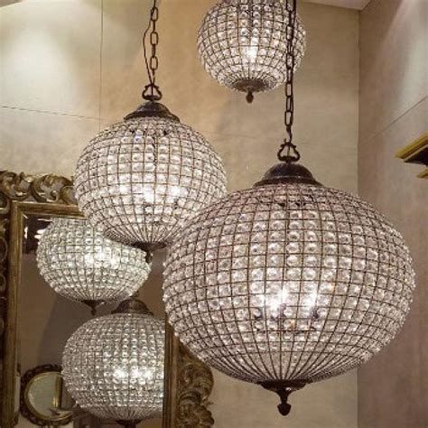 Globe Crystal Chandelier Enhances Elegance in Any Room