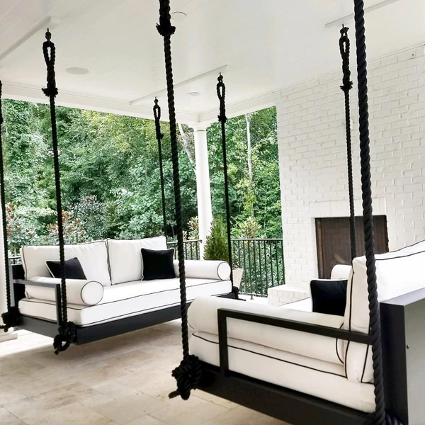 Hanging Daybed Porch Swings- The Ultimate Outdoor Relaxation Spot