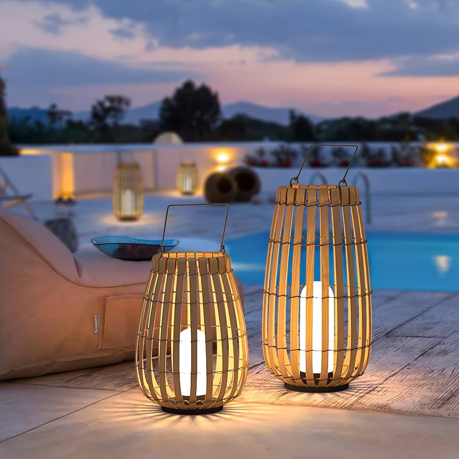 Metal Outdoor Lanterns Light Up Your Outdoor Space