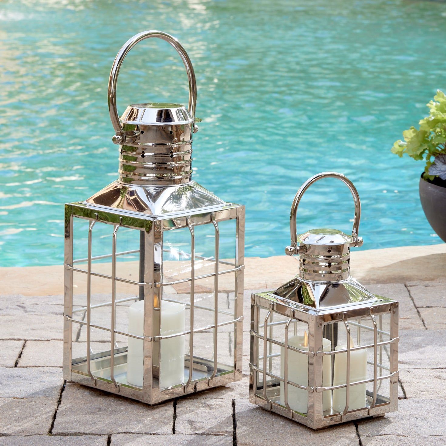 Nickel Outdoor Lanterns Stand Out in Outdoor Lighting