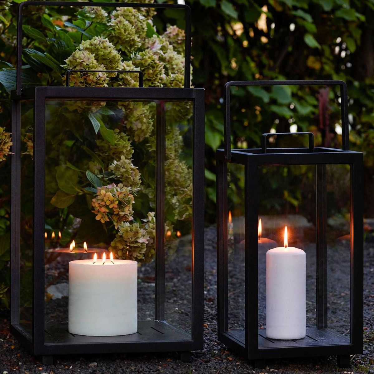 Outdoor Grey Lanterns Perfect for Adding Elegance to Your Outdoor Space