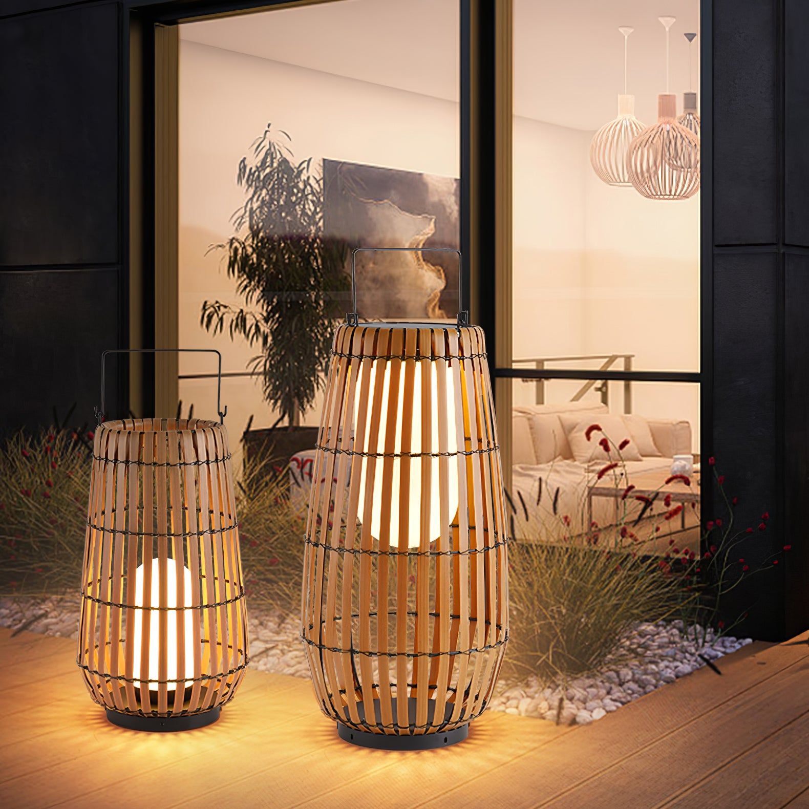 Outdoor Lanterns On Stands Add Ambiance to Any Outdoor Space