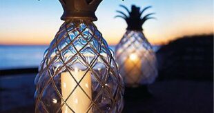 Outdoor Pineapple Lanterns