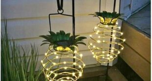 Outdoor Pineapple Lanterns