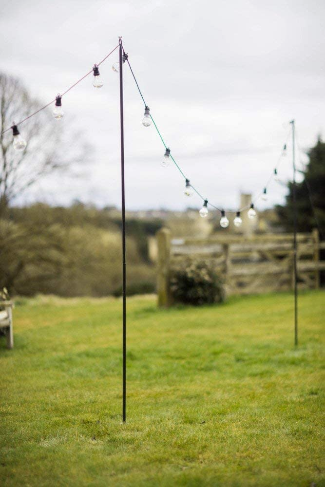 Outdoor Pole Lanterns Illuminate the Night