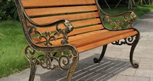 Outdoor Retro Metal Benches