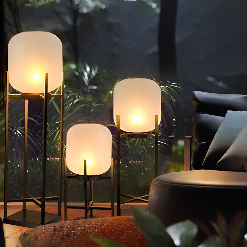 Outdoor Standing Lanterns Illuminate Your Outdoor Space