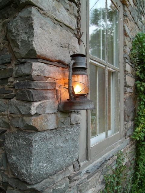 Outdoor Storm Lanterns Illuminate the Night Sky