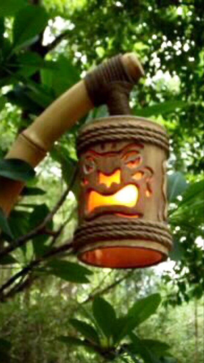 Outdoor Tiki Lanterns Bring Tropical Charm to Your Outdoor Space