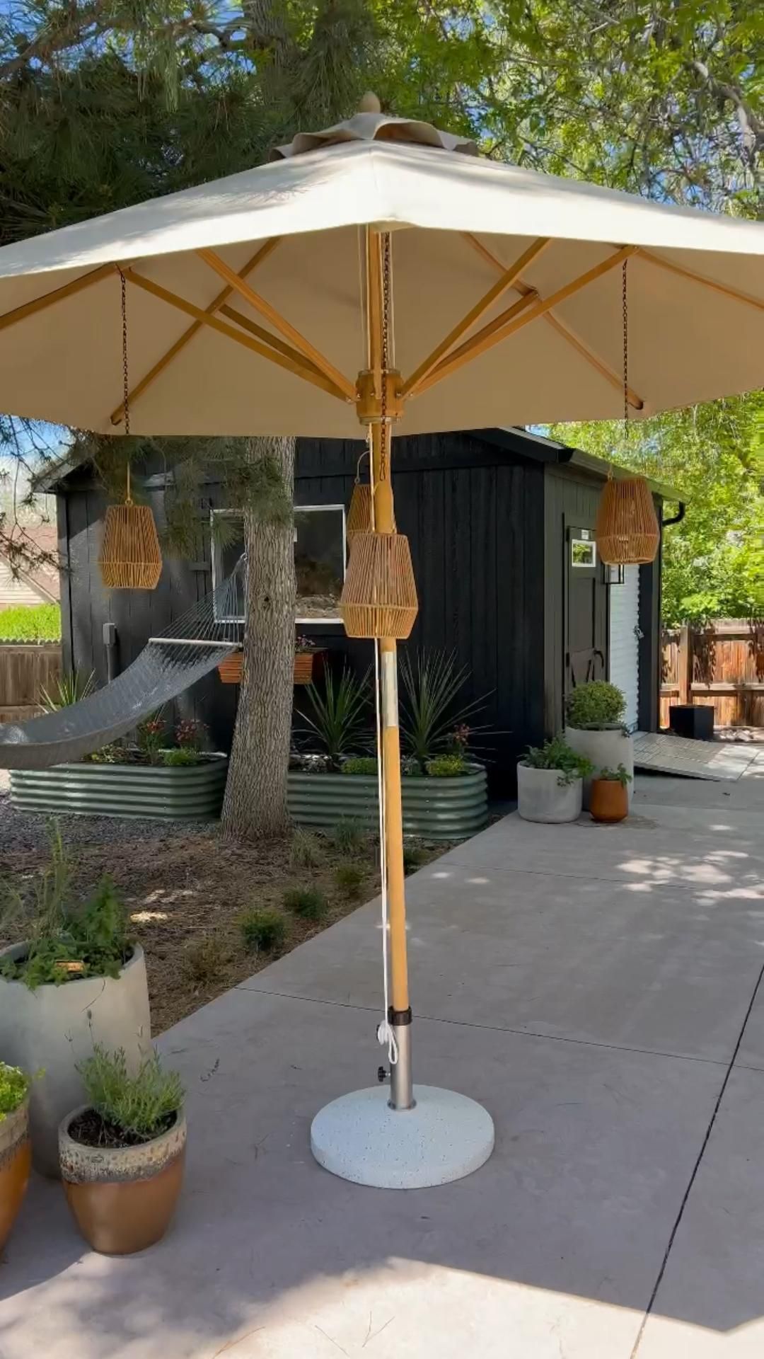 Outdoor Umbrella Lanterns Light Up Your Patio Party