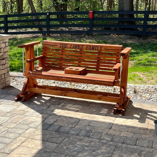 Patio Swing Glider Benches – Relax and Unwind in Style